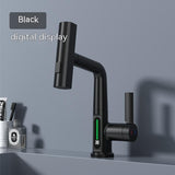 Smart Faucet with Digital Display and Pull-Out Function