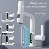 Smart Faucet with Digital Display and Pull-Out Function