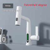 Smart Faucet with Digital Display and Pull-Out Function