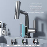 Smart Faucet with Digital Display and Pull-Out Function