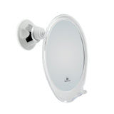 Fogless Shower Mirror with Suction, Razor Holder & Swivel - Includes Small Mirror and Accessories for Convenient Shaving