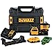 DEWALT Self-Leveling Laser Level - Green Beam Cross Line Laser for Precise Positioning - 10 Hours Runtime - IP54 Rated