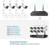  Hiseeu Outdoor Wireless Security Camera System