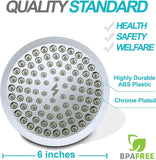 Sparkpod Shower Head - High Pressure Rain - Luxury Modern Chrome Look - No Hassle Tool-Less 1-Min Installation - the Perfect Adjustable Replacement for Your Bathroom Shower Heads