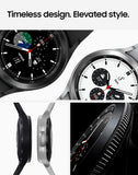 Samsung Electronics Galaxy Watch 4 Classic 46Mm Smartwatch with ECG Monitor Tracker for Health Fitness Running Sleep Cycles GPS Fall Detection LTE US Version, Silver