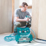 Makita MAC210Q Quiet Series, 1 HP, 2 Gallon, Oil-Free, Electric Air Compressor