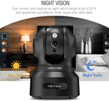 TETHYS Wireless Security Camera 1080P Indoor [Work with Alexa] Pan/Tilt Wifi Smart IP Camera Dome Surveillance System W/Night Vision,Motion Detection,2-Way Audio,Cloud for Home,Business, Baby Monitor