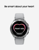 Samsung Electronics Galaxy Watch 4 Classic 46Mm Smartwatch with ECG Monitor Tracker for Health Fitness Running Sleep Cycles GPS Fall Detection LTE US Version, Silver