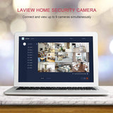 Laview Security Cameras 4Pcs, Home Security Camera Indoor 1080P, Wi-Fi Cameras for Pet, Motion Detection, Two-Way Audio, Night Vision, Works with Alexa, Ios & Android & Web Access