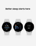 Samsung Galaxy Watch 4 44Mm Smartwatch with ECG Monitor Tracker for Health Fitness Running Sleep Cycles GPS Fall Detection Bluetooth US Version, Silver