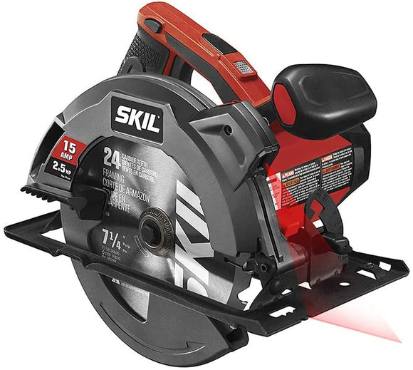 SKIL 5280-01 Circular Saw with Single Beam Laser Guide, 15 Amp/7-1/4 Inch