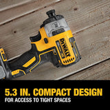 DEWALT 20V MAX XR Cordless Drill Combo Kit, Brushless, 5.0-Ah, 2-Tool (DCK299P2)