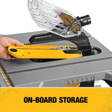 DEWALT Table Saw for Jobsite, Compact, 8-1/4-Inch (DWE7485)