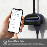 Kasa Smart Outdoor Smart Plug KP400, Smart Home Wi-Fi Outlet with 2 Sockets, Works with Alexa, Google Home &IFTTT, No Hub Required, Sunset & Sunrise Offset