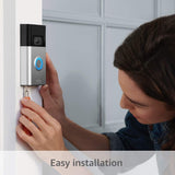 Ring Video Doorbell – Customizable Privacy Settings, 1080P Video, Easy Install – Newest Generation, 2020 Release – Satin Nickel