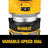 DEWALT 20V Max XR Cordless Router, Brushless, Tool Only (DCW600B)