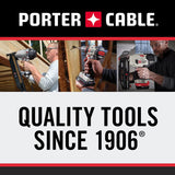 PORTER-CABLE 20V MAX Cordless Drill Combo Kit, 8-Tool (PCCK6118)