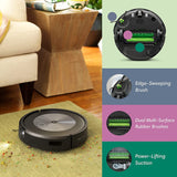 Irobot Roomba J7+ (7550) Self-Emptying Robot Vacuum – Identifies and Avoids Obstacles like Pet Waste & Cords, Empties Itself for 60 Days, Smart Mapping, Works with Alexa, Ideal for Pet Hair