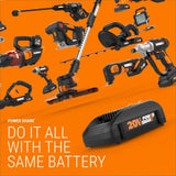 Worx WX523 20V Power Share WORXSAW 3-3/8" Cordless Compact Circular Saw