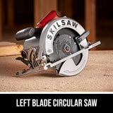 SKILSAW Southpaw SPT67M8-01 15 Amp 7-1/4 Inch Magnesium Left Blade Sidewinder Circular Saw