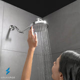 Sparkpod Shower Head - High Pressure Rain - Luxury Modern Chrome Look - No Hassle Tool-Less 1-Min Installation - the Perfect Adjustable Replacement for Your Bathroom Shower Heads