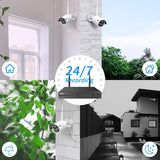  Hiseeu Outdoor Wireless Security Camera System