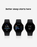 Samsung Galaxy Watch 4 40Mm Smartwatch with ECG Monitor Tracker for Health Fitness Running Sleep Cycles GPS Fall Detection LTE US Version, Black