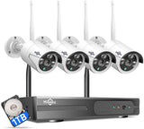  Hiseeu Outdoor Wireless Security Camera System