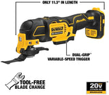 DEWALT ATOMIC 20V MAX Oscillating Tool, Cordless, Oscillating, Tool Only (DCS354B)