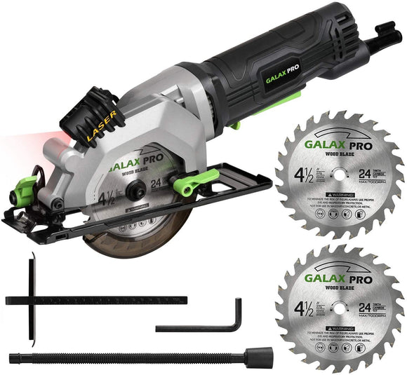 GALAX PRO 4Amp 3500RPM Circular Saw with Laser Guide, Max. Cutting Depth1-11/16