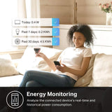 Kasa Smart Plug Mini with Energy Monitoring, Smart Home Wi-Fi Outlet Works with Alexa, Google Home & IFTTT, Wi-Fi Simple Setup, No Hub Required (KP115), White – a Certified for Humans Device