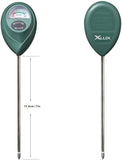 XLUX Soil Moisture Meter, Plant Water Monitor, Soil Hygrometer Sensor for Gardening, Farming, Indoor and Outdoor Plants, No Batteries Required