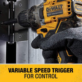 DEWALT XTREME 12V MAX Cordless Drill / Driver Kit, 3/8-Inch (DCD701F2)