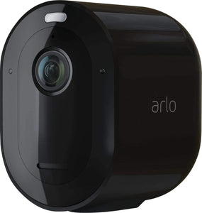 Arlo Pro 3 Spotlight Camera - Add on - Wireless Security, 2K Video & HDR, Color Night Vision, 2 Way Audio, Wire-Free, Requires a Smarthub or Base Station Sold Separately, Black - VMC4040B