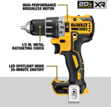 DEWALT 20V MAX XR Brushless Combo Kit, Compact 4-Tool (DCK483D2)