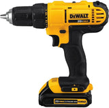 DEWALT 20V MAX Cordless Drill/Driver Kit with Screwdriver/Drill Bit Set, 100-Piece (DCD771C2 & DWA2FTS100)