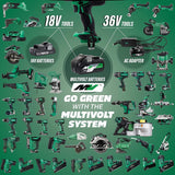 Metabo HPT Cordless Framing Nailer Kit, 18V, Brushless Motor, 2-Inch up to 3-1/2-Inch Clipped & Offset round Paper Strip Nails, 3.0 Ah Lithium Ion Battery (NR1890DCS)