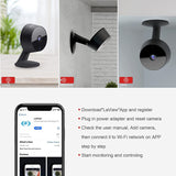 Laview Security Cameras 4Pcs, Home Security Camera Indoor 1080P, Wi-Fi Cameras for Pet, Motion Detection, Two-Way Audio, Night Vision, Works with Alexa, Ios & Android & Web Access