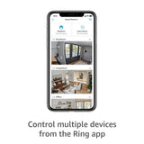 Ring Indoor Cam, Compact Plug-In HD Security Camera with Two-Way Talk, Works with Alexa - White