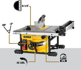 DEWALT Table Saw for Jobsite, Compact, 8-1/4-Inch (DWE7485)