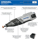 Dremel 8220-1/28 12-Volt Max Cordless Rotary Tool Kit- Engraver, Sander, and Polisher- Perfect for Cutting, Wood Carving, Engraving, Polishing, and Detail Sanding- 1 Attachment & 28 Accessories - 2308361