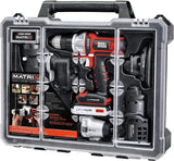 BLACK+DECKER Cordless Drill Combo Kit with Case, 6-Tool (BDCDMT1206KITC)