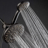 Aquadance Oil Rubbed Bronze 7" Premium High Pressure 3-Way Rainfall Combo with Extra Long 72 Inch Hose – Enjoy Luxury 6-Setting Rain Showerhead and Matching Hand Held Shower Separately or Together