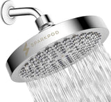 Sparkpod Shower Head - High Pressure Rain - Luxury Modern Chrome Look - No Hassle Tool-Less 1-Min Installation - the Perfect Adjustable Replacement for Your Bathroom Shower Heads