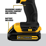 DEWALT 20V Max Cordless Drill / Driver Kit, Compact, 1/2-Inch (DCD771C2)