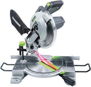 Genesis GMS1015LC 15-Amp 10-Inch Compound Miter Saw with Laser Guide and 9 Positive Miter Stops