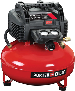 PORTER-CABLE Air Compressor, 6-Gallon, Pancake, Oil-Free (C2002-ECOM)