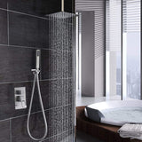 Voolan Rain Shower Head - California Compliant 1.8 GPM - 12 Inches Large Rainfall Shower Head Made of 304 Stainless Steel - Perfect Replacement for Your Bathroom Shower Heads