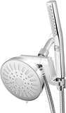 Waterpik High Pressure Hand Held Wand and Rain Shower Head Combo with Hose-Bodywand Spa System, Chrome