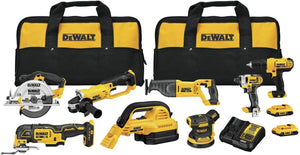 DEWALT 20V MAX Cordless Drill Combo Kit , 8-Tool (DCK883D2)